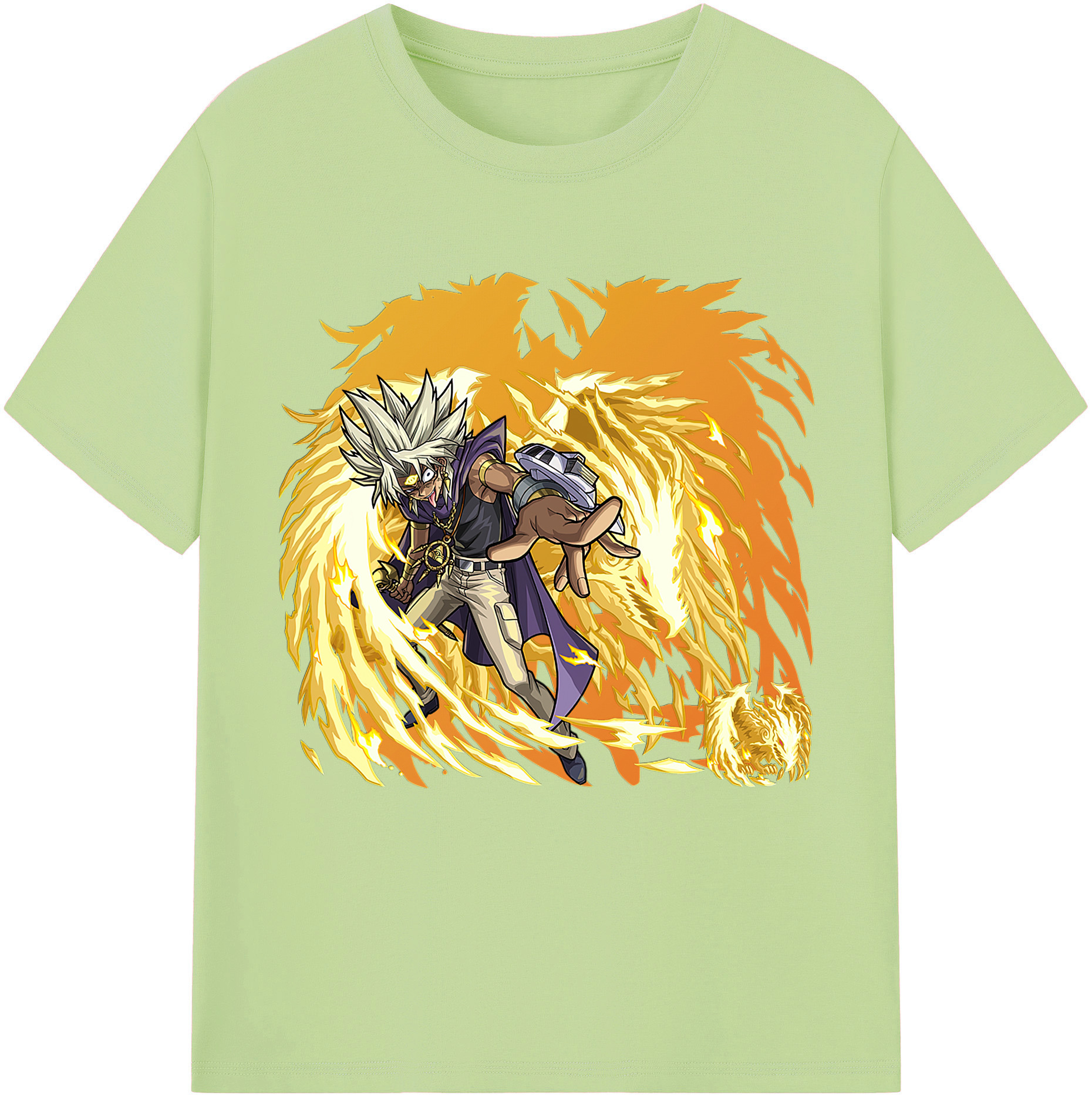 （画像用） 遊☆戯☆王 Yu-Gi-Oh! 綿100％半袖Tシャツ（フロントプリント）